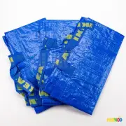 Lot of 3 IKEA FRAKTA Large 19-Gallon Reusable Bag Tote Laundry Grocery Shopping