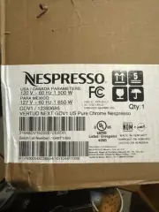 New In Box Nespresso Vertuo Next GDV1 Pure Chrome