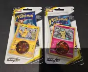 Pokemon Team Up Blister Booster Pack PIKACHU & MIMIKYU Promo Cards SM162 & SM163