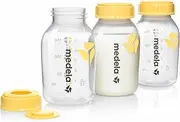 Medela Breastmilk Storage & Collection Bottles, BPA Free, 150ml, Pack of 3