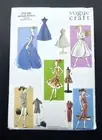 1958 Fashion Doll Clothing Pattern~Vogue 7536~For 11.5" Dolls~Uncut~Gown~Dress +