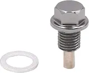 XYWHPGV M12 x 1.5mm Thread Gray Magnetic Auto Car Oil Pan Drain Bolt Kit w Washer(a69ec c1bf1 924b3 756ea 8c018 ce88b