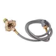 1x Gas Stove Adapter Propane Tank Refill Hose Adapter for Outdoor Camping Hiking