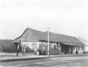 Adobe Commercial Building On North Broadway Sonora Town 1900 Calif - Old Photo