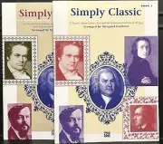 Simply classic piano lesson books
