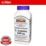 21st Century L-Arginine Maximum Strength 1000 mg 100,200,300,500 or 1T tablets
