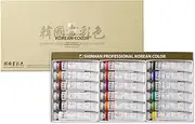 (18Colors) - Shin Han Professional Artists' Korean Colours 12,18.24(A,B) Colours 20Ml Tube Set (18Colors)