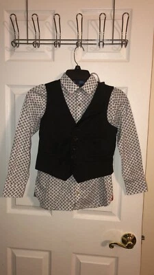 Baker by Ted Baker boy’s shirt & waist coat set 8