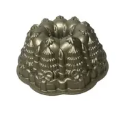 Williams Sonoma Nordic Ware Christmas Tree Very Merry Bundt Gold Cake Pan 10 Cup