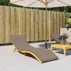 Outdoor Garden Sun Lounger Sunbed Daybed Pad Cushion Fabric comfortable