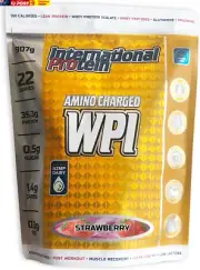 Amino Charged Strawberry Flavour Whey Protein Isolate Powder 907 G