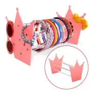 Crown Headband Holder Organizer Headwear Storage Rack for Showcase Girls
