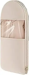 Huvqianu Suit Bags for Closet Storage, Self-Compression Dustproof Clothes Storage Bag, Protector Reusable Space-Saving Organizer for Jackets Outerwear Dress Coats Trousers Business Trip Home