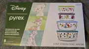 Disney Pyrex Food Storage, 8 Pieces, 4 Containers & 4 Lids