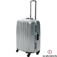 在飛比找森森購物網優惠-ALAIN DELON 亞蘭德倫 25吋貴族拉絲鋁框行李箱(