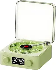 Ocean Projector Player with Water Ripple Turntable Portable White Noise for Sleeping 4 C Ection Ways Bt Speaker Digital Display Screen Large Knob Ope Ion for Home Office Ideas Green Green