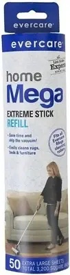 50 Sheets Each of Mega Large Surface Lint Rollers – 6 Pack for Home Use