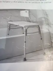 Project Source White Shower and Bath Stool