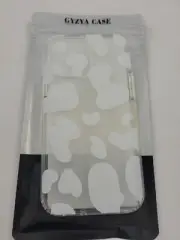 GYZA iPhone 13 Pro Max Case Shockproof Bumper Thin Phone Cover Clear White Spots