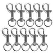 10pcs Swivel Snap Hooks Swivel Hooks Stainless Dog Chain Hook Dog Chain Clips