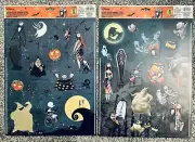 Disney Nightmare Before Christmas Static Window Clings Set Of 2 Halloween
