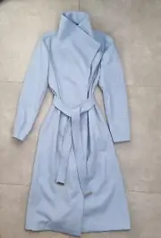 Ted Baker London Melisar Blue Wrap Belted Coat TB 2 UK 10 RRP £299