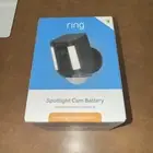 Ring Spotlight Cam Outdoor Battery Powered Security Camera - Black