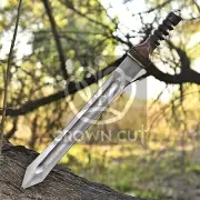 Handmade Roman Gladius Sword Hunting Outdoor, Tactical Survival Forest Machete