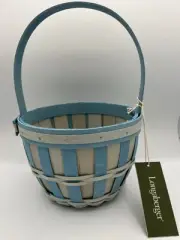 Longaberger 2024 Small Easter Trug Basket - Robin’s Egg Blue- Brand New