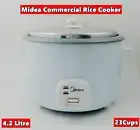 Midea Commercial Restaurant Hotel Motel Rice Cooker with Keep Warm 23 Cups/4.2L