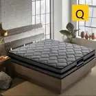 Queen Mattress 22cm Bed Egg-shaped Foam Medium Firm Pocket Spring Top Layer