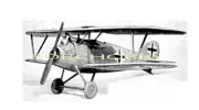 Albatros DV Biplane 35" Wingspan RC Airplane Kit Laser Cut Balsa & Ply Short Kit