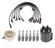 ACDelco Ignition Kit Distributor Rotor Cap Wire Spark Plugs for Chevy 4.3 V6