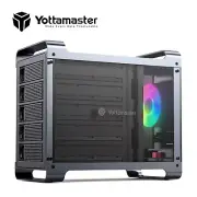 Yottamaster 5 Bay USB3.0 Type-B Hard Drive Enclosure For 2.5" 3.5" HDD SSD RGB