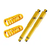 Rear HD Raised Monroe Shocks King Springs for Toyota Fortuner GUN156R 100-300KG