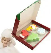 Christmas Bath Bombs - 4 X Christmas Bathbombs for Kids,Organic Spa Shower Home Spa Fizzies Bubble Bath, 4 Fragrance And Shapes Bubble Bath Shower Salts