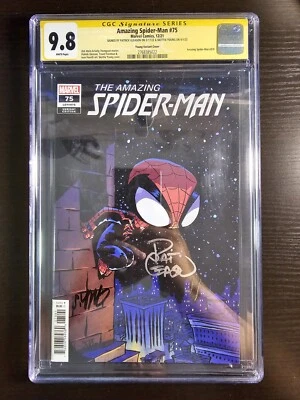 AMAZING SPIDER-MAN #75 YOUNG VARIANT COVER CGC SS 2x 9.8 Young And Gleason