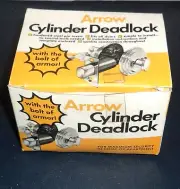 Arrow Cylinder Deadlock 921M 2-3/8" US3 NIB Gold ToneNOS