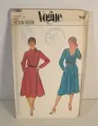 Vintage Vogue Pattern 7885 Pullover Dress with Pockets Misses' Size 14 Uncut