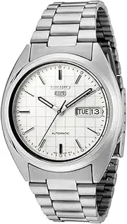 [SEIKO] 5 Mens Analog Mechanical hand wind Watch with Stainless Steel bracelet SNXF05K1