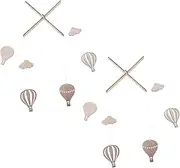 PERSELOSO 2pcs Hot Air Balloon Wind Chimes Room Ornaments Room Decorations Stroller Ornaments Room Pendants Photo Props Room Wind Chimes Wood