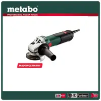 在飛比找PChome24h購物優惠-metabo 美達寶 4"手提砂輪機 W 9-100