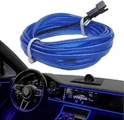 SHWING Car Ambient Light,Soft Car LED Strip Lights Interior USB - USB Car Ambient Lighting No Adhesive Required for Center Console&Dashboard