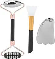 18 Germanium Particle Facial Roller Scraping Kit, Convenient and Stable Gua Sha Massage, Reduce Puffiness and Promote Skin Tightening