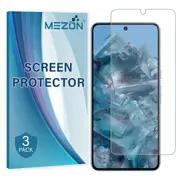 [3 Pack] Google Pixel 8 Pro (6.7”) Anti-Glare Matte Screen Protector Film by MEZON – Case Friendly, Shock Absorption (Pixel 8 Pro, Matte)