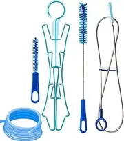 Multi Function Water Bottle Cleaner Brush Set - Water Reservoir Cleaning Kit | Outdoor Hydration Bag Cleaning Gadget | Water Bag Cleaning Kit for Cycling, Camping, Picnics, Hiking with Brushes