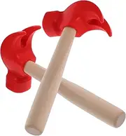 Vaguelly Educational Hammer Toys for Boys and Girls 2 Pack Boys and Girls Pounding Hammer Smooth Wood Handle Safe for Toddlers Learning Toys