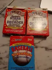(3) Kmart Topps Complete Sets. (2) 1987 Stars Of Decades. (1) 1989 Kmart...