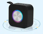 Portable Bluetooth Speaker - 10-12 hour Playtime - Sync Lighting Feature