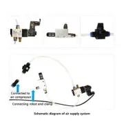 Industrial Robot Arm Parts Mechanical Arm Part Air Supply System Kit For Robotic